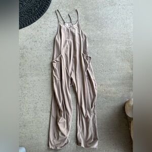 FP Movement free people mocha hot shot onesie romper